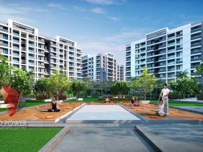 3d-township-rendering-apartment-eye-level-view-3d-architectural-walkthrough-services